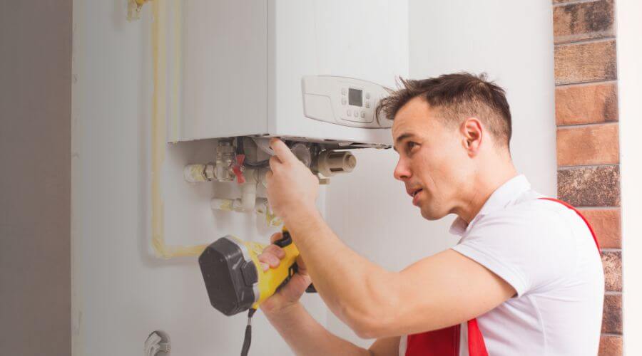 Local tankless water heater installation in Wolbach, NE
